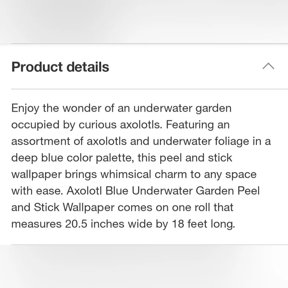 RoomMates Axolotl Blue Underwater Garden Peel And Stick Wallpaper
